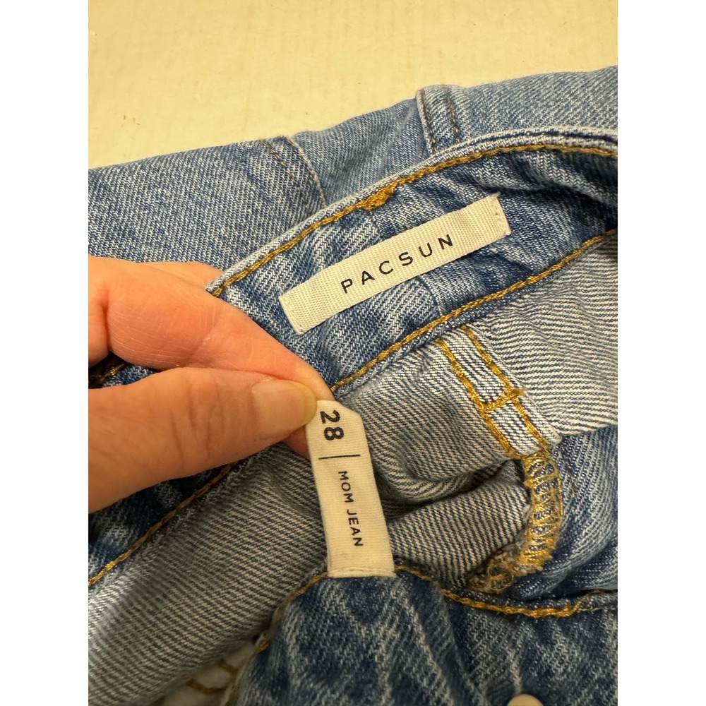 PACSUN Women's Mom Jean Size 28 - Picture 6 of 7